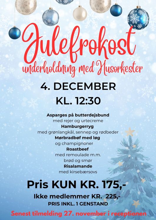 Julefrokost 2026